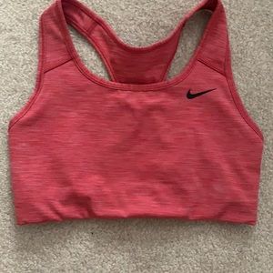 Red/Pink nike sports bra.
